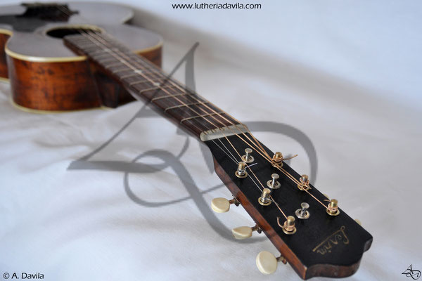 Carlson Levin 1930 guitar repair and restoration.