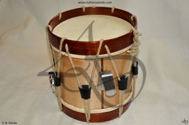  Maple drum with walnut rings and stainless steel and chrome accessories.