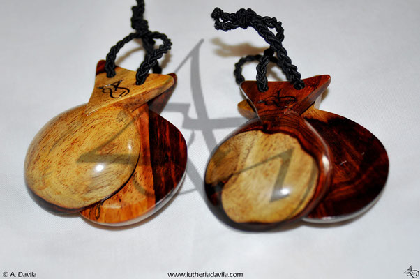 Castagnettes Cocobolo.