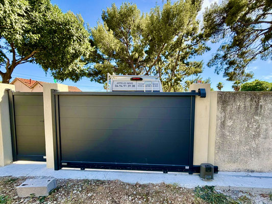 Portail et portillon :sur mesure de chez Altiva Pro Menuisier  Juin 2026 en rénovation à Toulon 83200 