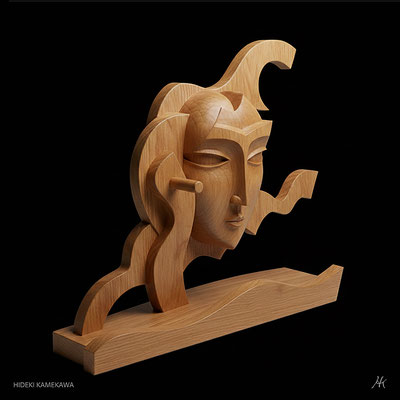  Portraits of Silence　3DCG