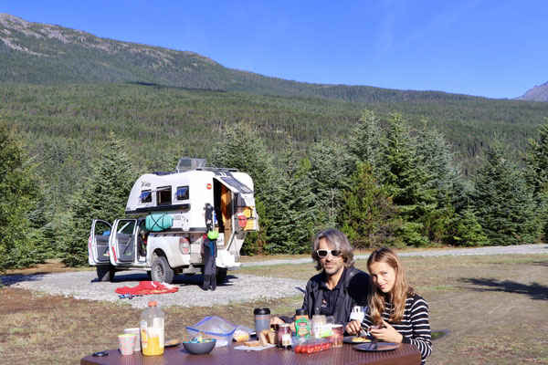 Breakfast in Dyea Campground
