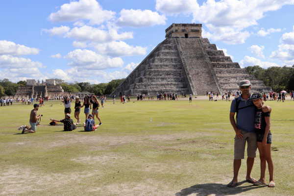 After our Flamingo trip in Celestun we head straight to the all famous Chichen Itza which belongs to the seven wonders of the world