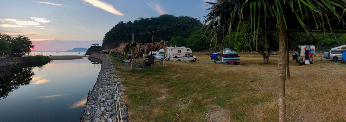 We stayed at this Campground in Melaque after we had our truck serviced..