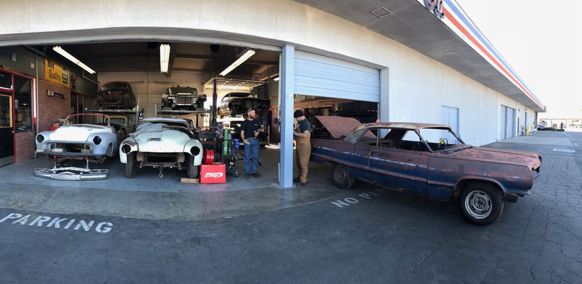 These guys are completely refurbishing these vehicles- what an amazing job!