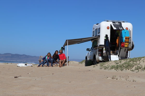 at the end of the Beach...