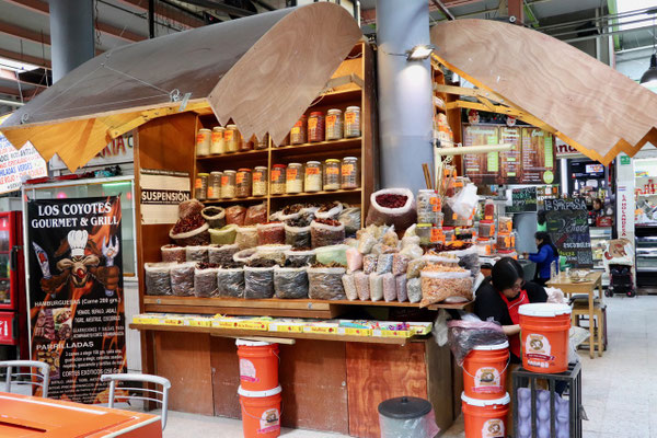..the indoor market offered an amazing variety of food products we weren't used to that at all..