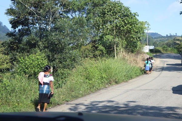 ..which we heard, thank god after we drove through, that the area is full of bandits, Oooops!