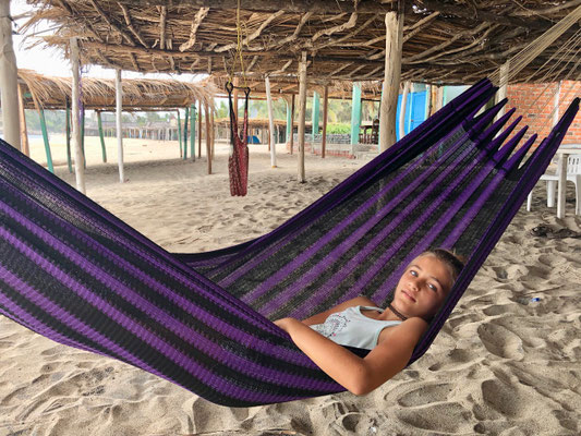 Good to rest in a hammock after a long drive