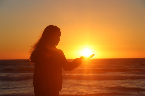 catching the sun