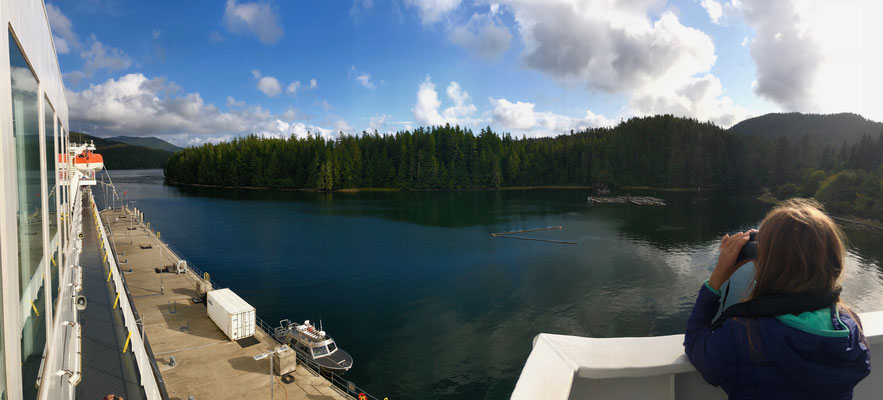 Watching eagles and jumping fish