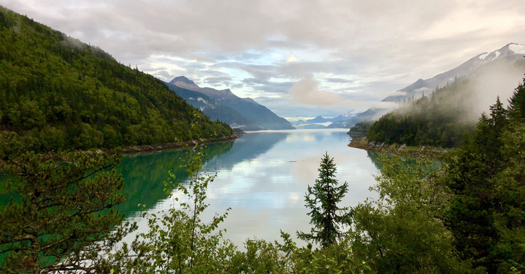 Cove between Dyea and Skagway