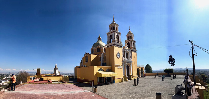 What kept going through my mind was, did the builders of this church some 450 years ago know that they were building on an ancient pyramid?