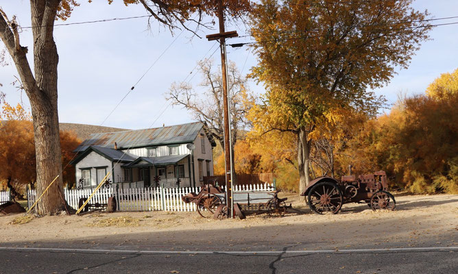 ...where old tractors rust along side the road...