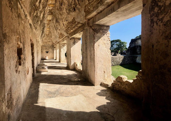 ..some carvings were cut out by the Spanish invaders five hundred years ago