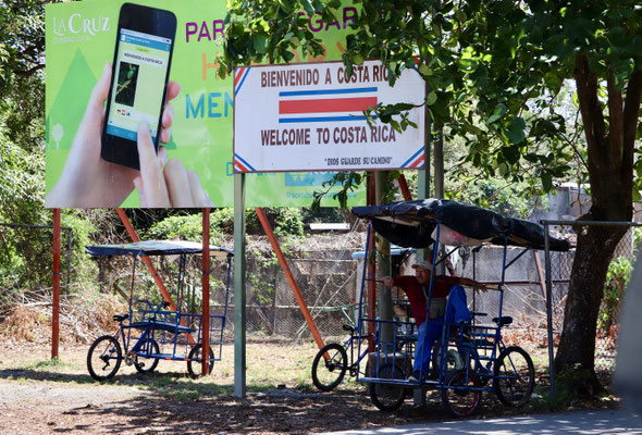 We are in Costa Rica - YES - not knowing if we were going to get stuck between Mexico and Panama for some unknown reason it was a relief to know our destination Panama lies right in front of us