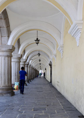 Antigua is a small town surrounded by volcanoes in southern Guatemala..