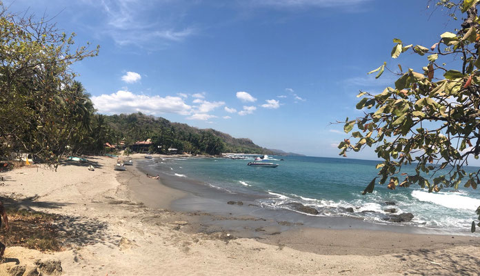 Montezuma and it's beach a very small fisher village which has become a magnet for hippies