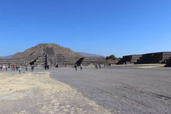 Pyramid of the moon in Teotihuacan