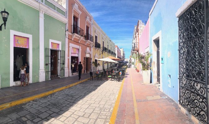 ..the old town of Campeche was incredibly clean...we're not used to that anymore ;-)