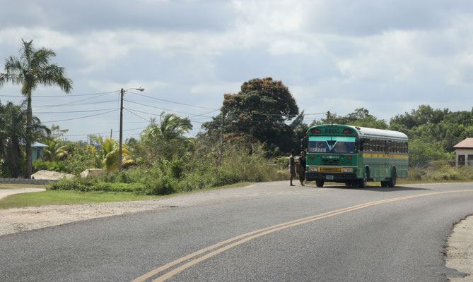 There wasn't much traffic, but a lot of buses..