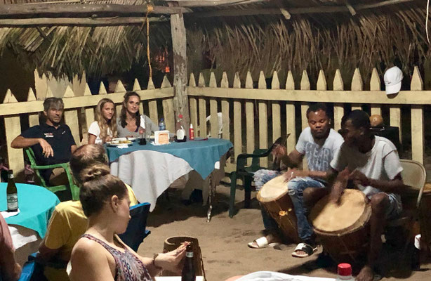 ..they had a Drummer Band come in and play