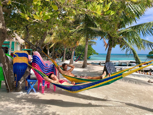 ..but at least we had time to just relax a bit in the hammocks before heading back to Hopkins