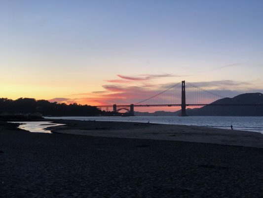 Sunset in San Francisco 