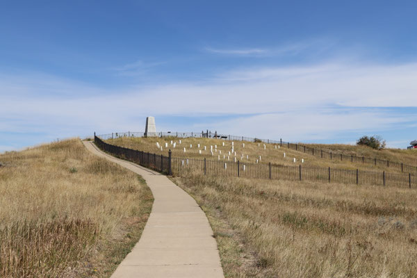"Last Stand Hill" bei der Schlacht von Little Big Horn
