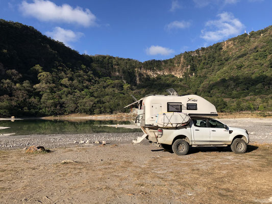 ..and end up in the volcano lake Alegria