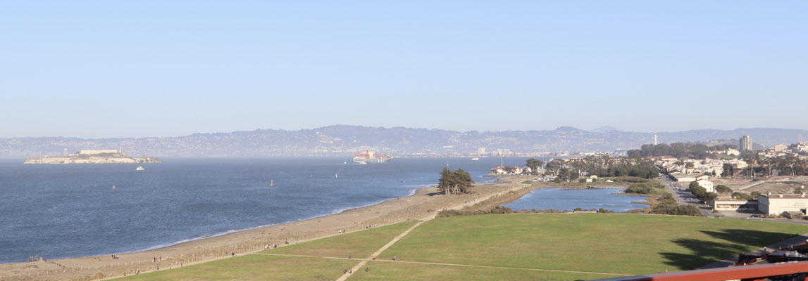Good bye Crissy Field our favourite spot in San Francisco