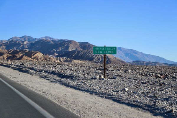 We were now below sea level...