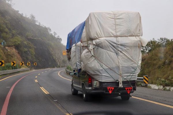Amazing how much you can put on to a pickup truck