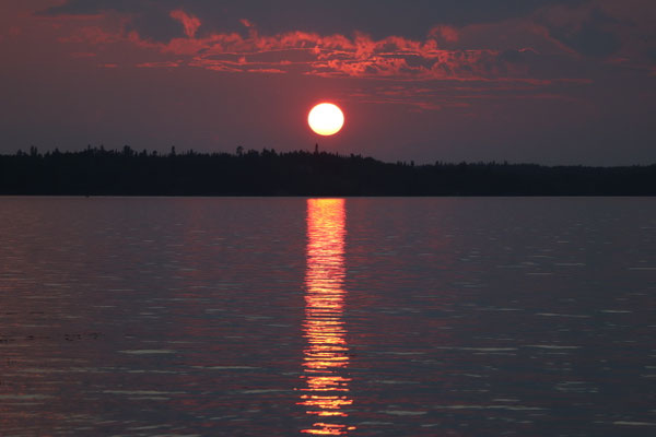 Sonnenuntergang Blue Lake