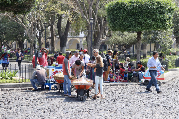 ..they were selling nuts of all sorts, they weren't much cheaper as in our groceries at home