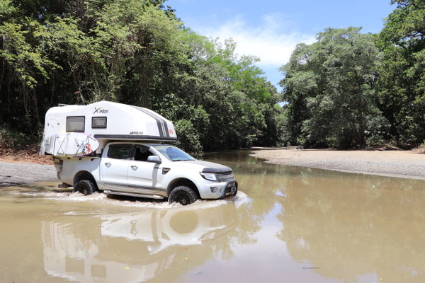 ..the underground was mostly full of pebbles so you don't really need a 4x4 to cross the river