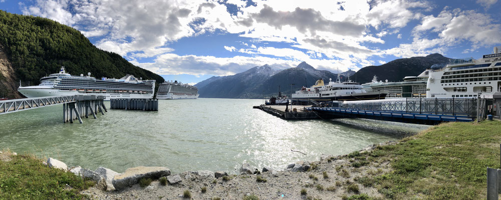 Our Ferry in Skagway Harbour