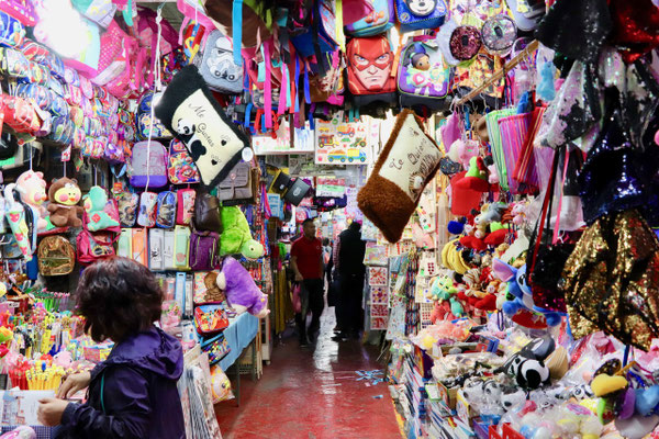 Some shops you could walk through and they were endless labyrinths