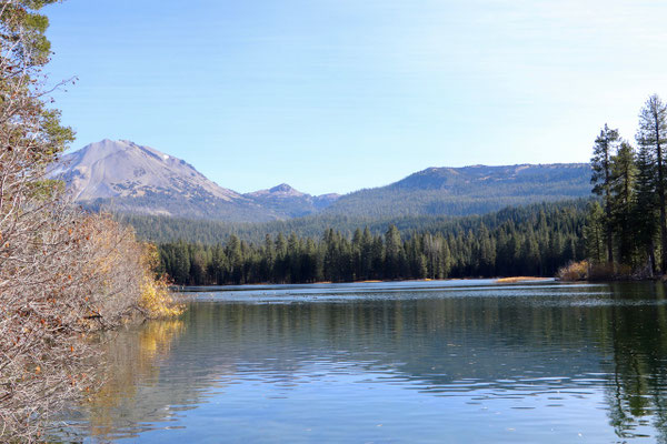 Manzanita Lake in Lassen Volcanic National Park
