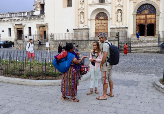 ..a lot of native indigos selling jewellery on the streets.