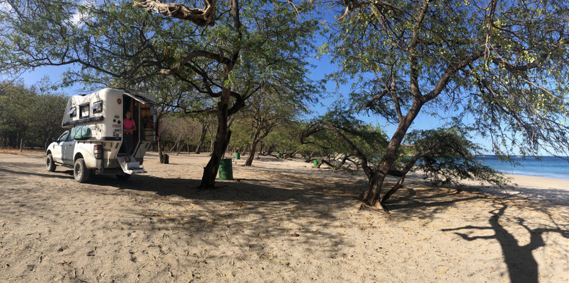 The morning shade behind the our camper gave us a great spot to sit and enjoy this marvellous place