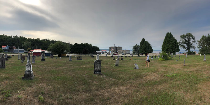 ein typisch kanadischer Friedhof, Manitoulin Island
