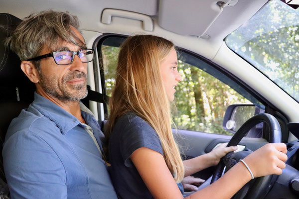 ..Lynn jumped on to Daddy's lap and drove our camper down the valley - That was fun!!!
