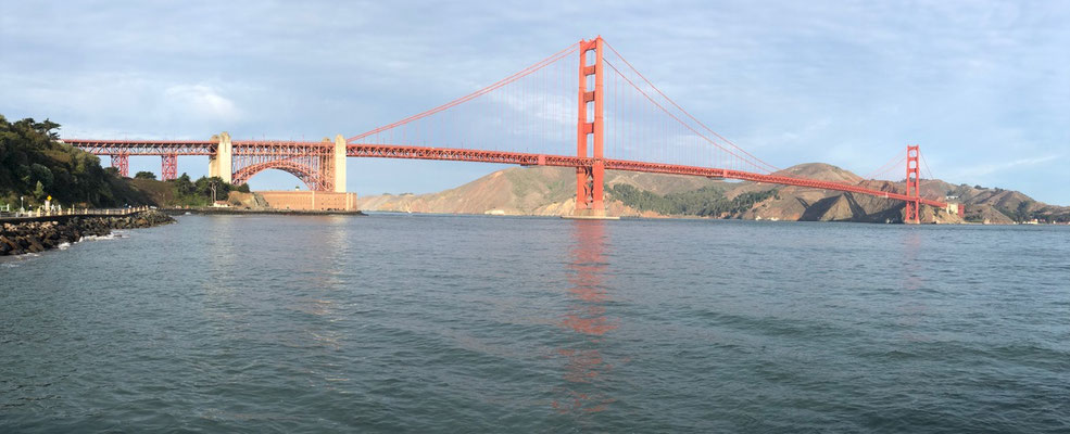 and then towards Golden Gate Bridge