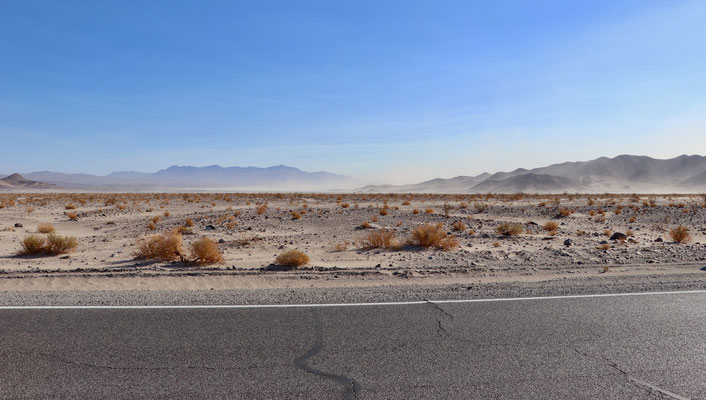 ...taking pictures of the sand swept landscape!