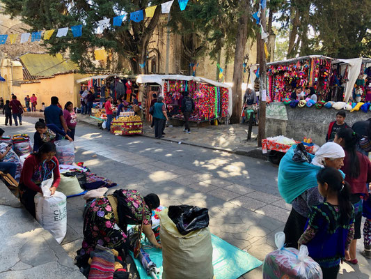 ...most of the indigenous people were selling clothing on the market
