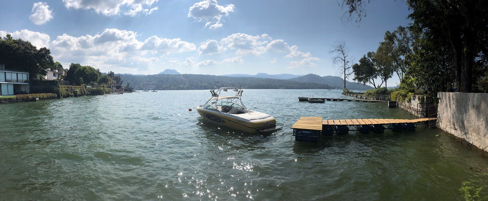 view over the lake from..