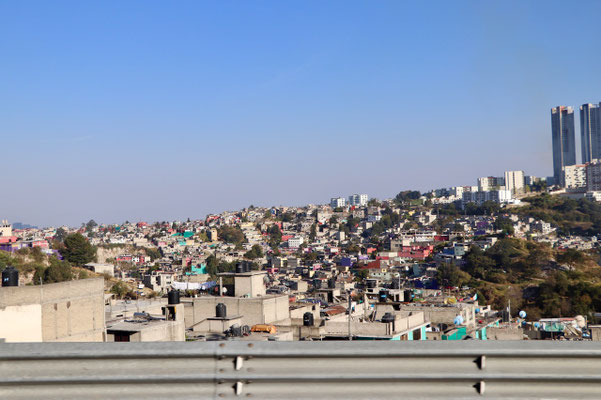 ..and the outskirts of Mexico City