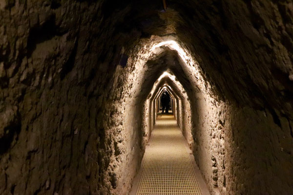 We were able to explore the underworld of the ancient pyramid, these tunnels were cut out by archeologists to find out more about the pyramid