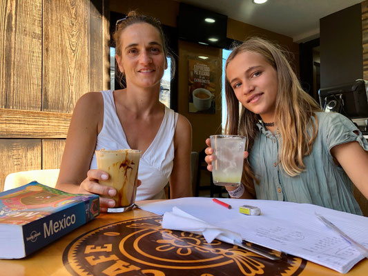 ..and went for ice coffee and crepes